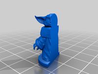 Baby Yoda - no supports - sliced vertically
