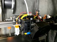 E3D Hemera mount for Ender 5 with BL Touch