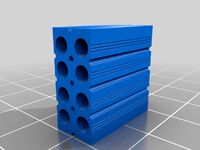 Ceramic brick eight holes