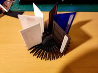 Filament sample card carousel