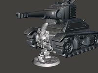 28mm Banana Space Guard with Heavy Weapon