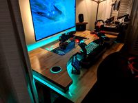 Cockpit Style PC Desk