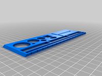 Engineering Ruler with 15mm square and Chamfered plot stencil