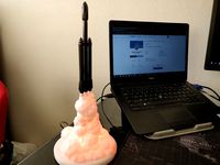 Falcon Heavy Rocket Lamp RGB base (Wemos)