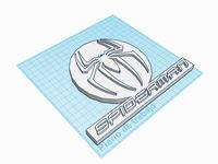 Spiderman stand or keychain