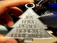 Joy Peace Love Ornament