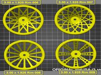 Traxxas 3.00 x 1.925 Rims for Rustler 2x4 and 4x4 Trucks