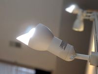 Track Lighting Head Partial Shade