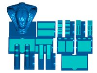 Cobra Postit Note, Pen, USB, SD, Micro-SD Holder (Modular Office Desk Organizer)