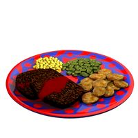 MeatLoafDinnerobj 3D Model