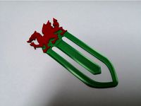 Welsh Dragon Bookmark