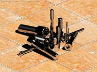 Screw bolts set DIN 912 for AutoCAD 2007 2010 3D Model