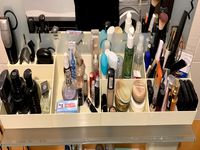 Bathroom boxes (under-mirror ledge)