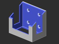 Customizable Power Brick Mounting Bracket