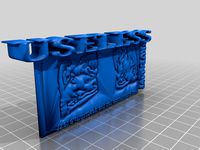 "3D Printed Abstract Art" is not the title of the piece