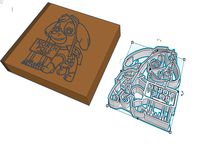 paw patrol skye christmas cookie cutter
