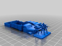 Opel Maultier Troop half track easy print FOW