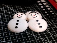 Snowman pin
