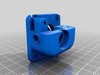 Remix Compact Bowden extruder - m6 bowden couplers and bowden tube pass-through