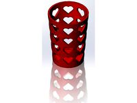 Valentines Pen Pencil Holder