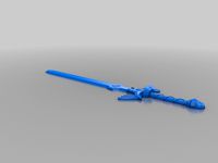 Zelda Master Sword (Cut in half)