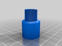 Airsoft Thread Adapter - 16x1 CW female to 14x1 CCW male