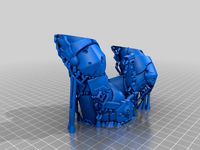 "Jazza's Warhammer 40k Space Marine Sculpture" STL versions