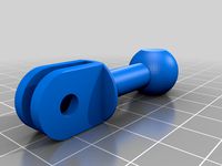 Gopro/ball-joint connector/adapter