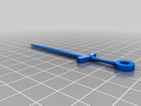 Excalibur From Fate as a Keychain