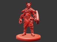 Human Wolf Druid Miniature