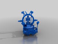 throne howdah - lizardmen - gubbin