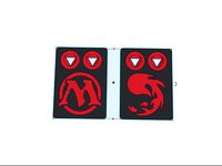 MTG Life Counter Card (2x D20 needed)