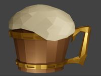 Low poly beer mug (WIP)