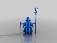 Battle Wizard - empire - tm - low poly