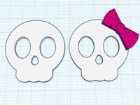 Cute 2D (mostly) Skull