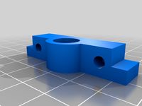 3D Delta Carriage adapter 2020 rail