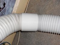 Flexible Duct Couplers for Portable Air Con 130mm (5.2 in)