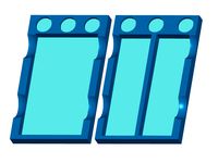 2 New Post It Flag Holders for Module Office Desk Organizer