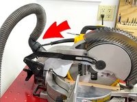 Dewalt DW713 Miter Saw Hose Adapter