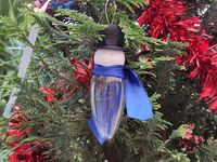 Bulb snowman Christmas ball!