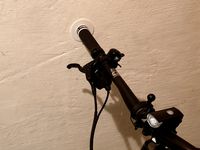 Bicycle handlebar wall stand
