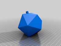 Polygon Ball Christmas Ornament