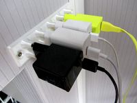 Power adapter/USB storage - European lay-out