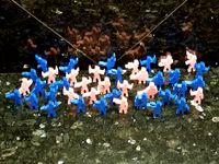 Punk Warrior Meeples