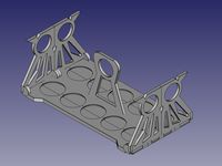 Safe transportation rack for 40mm base minis