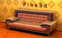 01Multiplayer sofa044 3D Model
