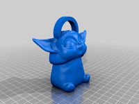 Baby Yoda Ding Ding Keychain