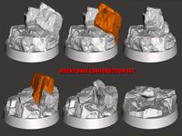 40mm rocky base construction set