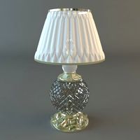Crystal Base Table Lamp 3D Model