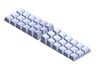 Sculpted Keycap Set